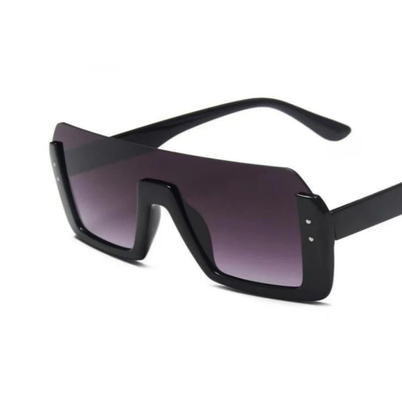Neuartige Sonnenbrillen für Herren und Damen – modische, mehrfarbige große Rahmen, quadratisch, rundes Gesicht, Retro-Integrationsbrille
