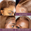 Chocolate Brown Straight Bob Wigs 13x4 Lace Frontal Human Hair Bob Wigs Short Bob Transparent Lace Front Virgin Wigs For Women