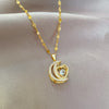 Stainless Steel Zircon Planet Star Pendant Necklace For Women Elegant Aesthetic Clavicle Chain Necklace Jewelry Party Gift