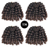 Synthetic Ombre Braiding Hair Jumpy Wand Curl Crochet Braids Hair Extension for Black Women Jamaican Bounce Curly Hair For Women