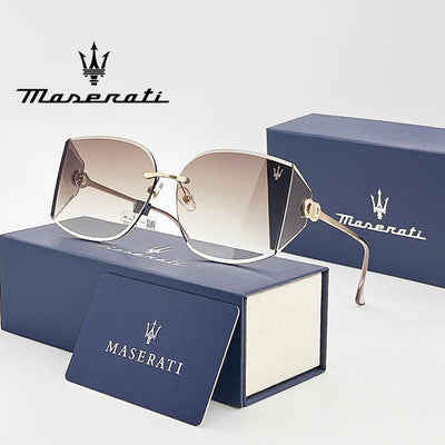 MASERATI Luxury Sunglasses Nylon Sunglasses UV400 Sunglasses for Driving Cycling Beach Outdoor for Men Women Trendy Design