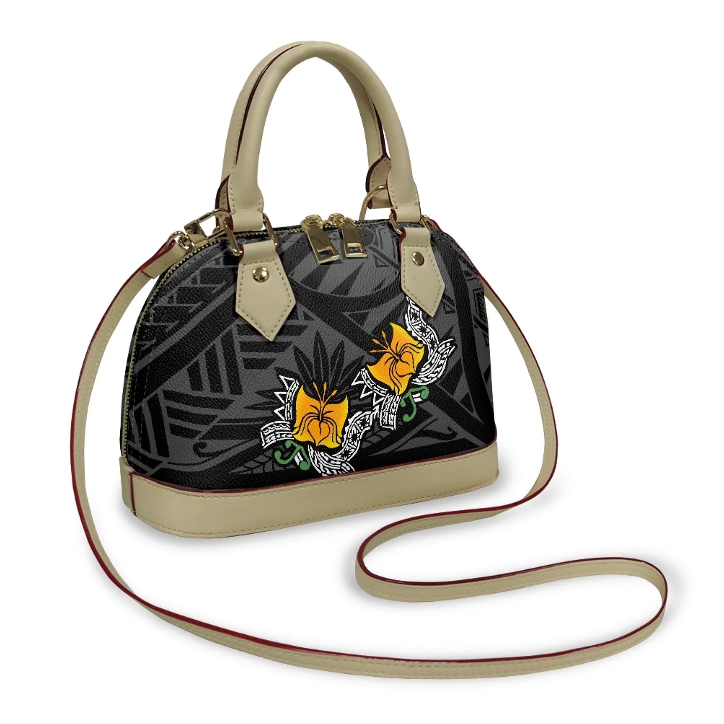 Polynesische Damen-Umhängetasche 2025 Neues Design Samoa-Musterdesign Maßgeschneiderte Damenhandtasche Party Quadratische Umhängetasche