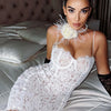 Dulzura Strap Lace  Mini Dress Patchwork Bodycon Party Elegant Club Outfits Y2K Clothes 2023 Summer Women Clothes Drop Shipping