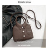 PU Square Compact Shoulder and Crossbody Bags Zipper Unique Design High Quality Hand Bags for Women 2025 Designer Style Bolso
