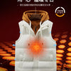 Unisex Fashion Hooded Vests Jacket Sleeveless Vest Autumn Thermal Soft Vests Casual Coats Male Cotton Men's Vest Men Thicken