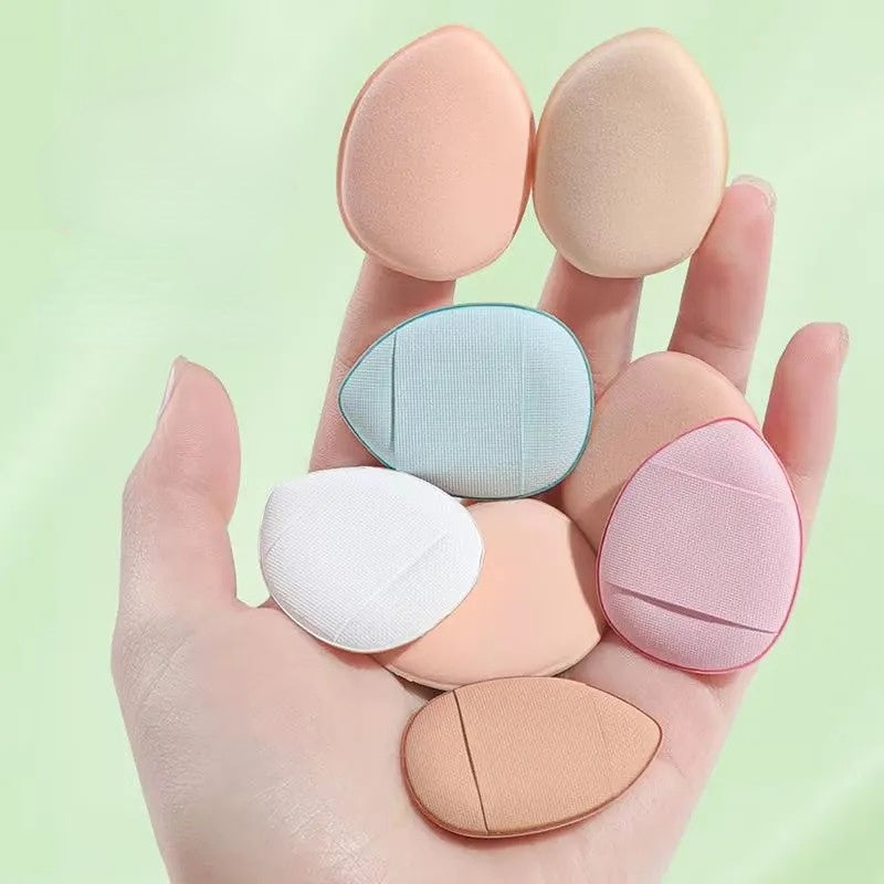 3/10pcs Mini Size Professional Cosmetic Cushion Puff  Concealer Foundation Detail Puff Finger Puff Set Makeup Sponge Beauty Tool