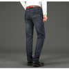 Wthinlee Neue Business Herren Jeans Casual Gerade Stretch Mode Klassische Blau Schwarz Arbeit Denim Hosen Männliche Marke Kleidung