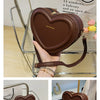 Fashion Heart Shape Crossbody Bags For Women New Solid Pu Leather Shoulder Bag Casual Ladies Handbags Designer Women Bags сумка