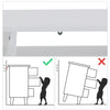 Kommode mit 6 Schubladen für Schlafzimmer mit LED-Beleuchtung, Hochglanz-Kommode mit Metallfüßen, moderner Holzschrank-Aufbewahrungsorganisator