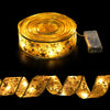 Weihnachtsdekoration LED-Band Lichter Weihnachtsbaumschmuck DIY-Spitzenschleifen Lichterkette Navidad Heimdekoration Neujahr 2023
