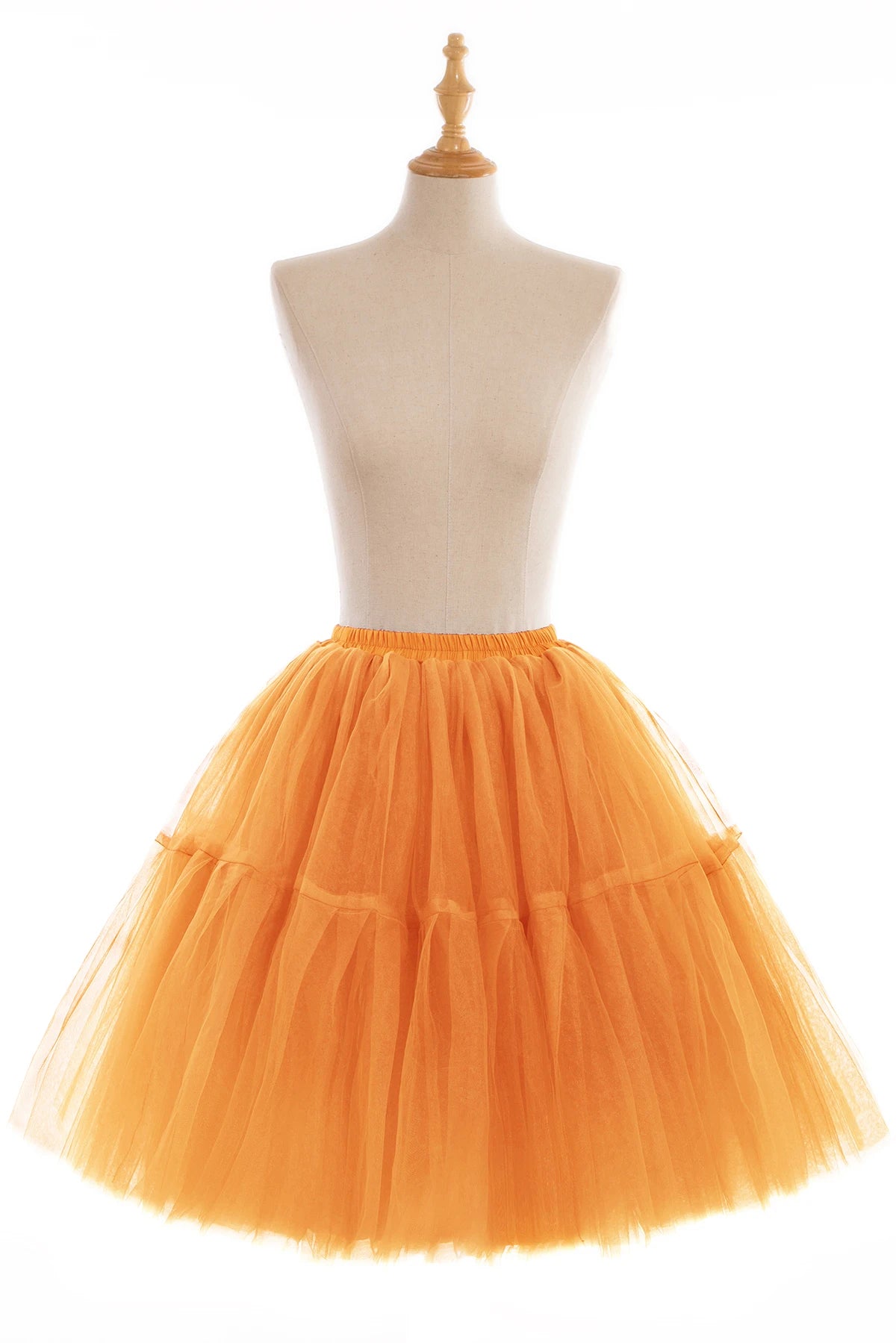 Multi-layer Tulle Tutu Skirts Fuchsia 6 Layers Fluffy Petticoat Underskirt Princess Ball Gown Women Halloween Party Skirt