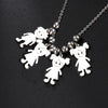Couple Friend Personalized Necklace Custom Chain Name Mother Father Family Gift For Women Men Stainless Steel Pendant Jewelry