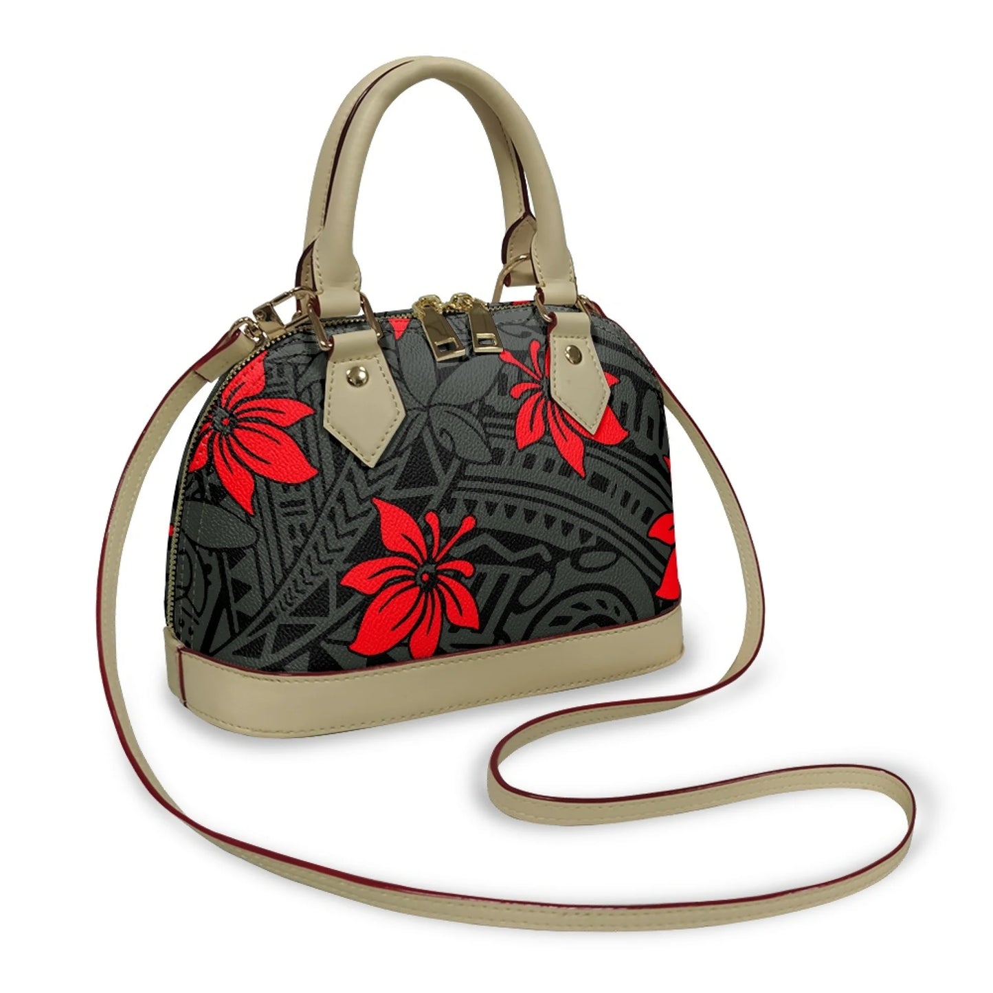 Polynesische Damen-Umhängetasche 2025 Neues Design Samoa-Musterdesign Maßgeschneiderte Damenhandtasche Party Quadratische Umhängetasche