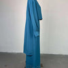 Frühlingskleidung für Damen, 2-teilige Sets Damen-Outfit, Laternenärmel-Anzug mit weiter Hose und Top, High Street Elegante Damen-Sets