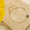 1 Piece Trendy Stainless Steel Shell Plum Flower Bohemia Party Bracelet For Women Original Design Bangle Jewelry