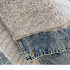 2023 New Autumn Winter Women Splicing Denim Jacket Women Long Sleeve Jean Jackets Female Loose Sweater Cardigan Jacket