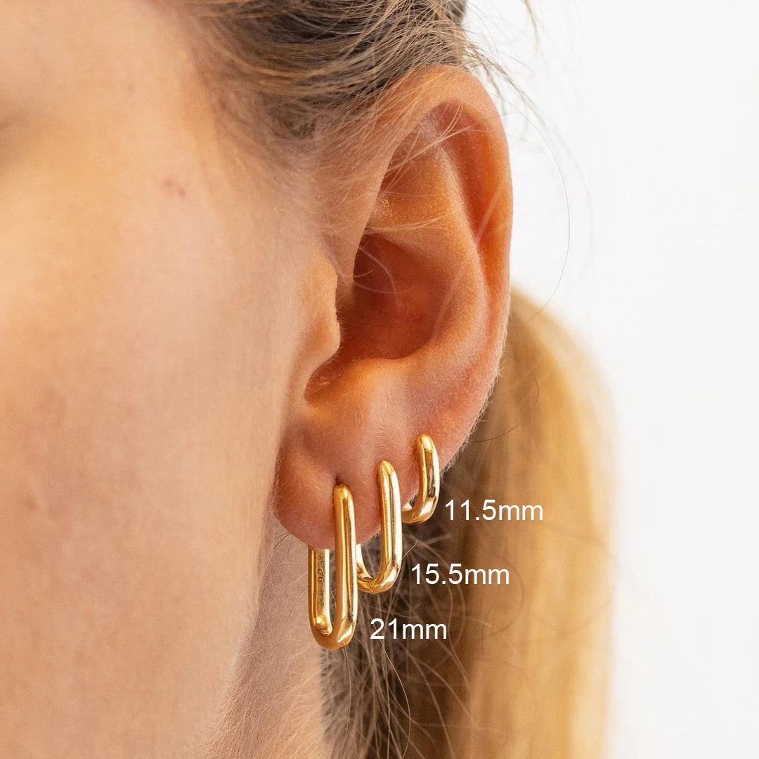 CRMYA Gold Silber gefüllt 16mm 14mm 12mm Blumen baumelnde Ohrringe Zirkonia Creolen für Damen Mädchen Schmuck Großhandel