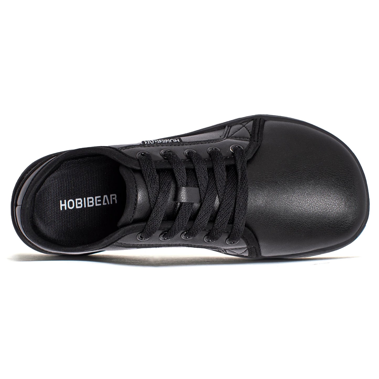 HOBIBEAR Minimalistische Schuhe für Herren und Damen, weite Zehenbox, Barfuß-Schuhe, Zero Drop, Freizeit-Sneaker aus Kunstleder, leichte Walking-Sneaker