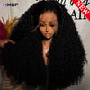 Jerry Curly 450 Density Glueless Lace Frontal Wig Human Hair Ready To Wear 360 HD Lace Frontal Wigs Pre Plucked Hair For Women