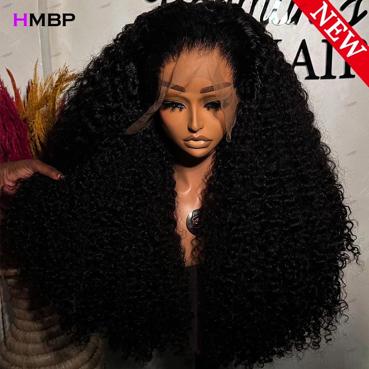 Jerry Curly 450 Density Glueless Lace Frontal Wig Human Hair Ready To Wear 360 HD Lace Frontal Wigs Pre Plucked Hair For Women