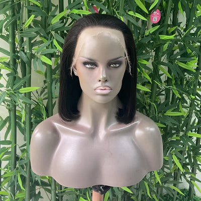 Queen Hair HD Bob Perücke Knochenglatt HD 4x4 5x5 6x6 Verschlussperücke HD 13x6 13x4 Full Frontal Bob Perücke 100 % unbehandeltes Echthaar vorgezupft