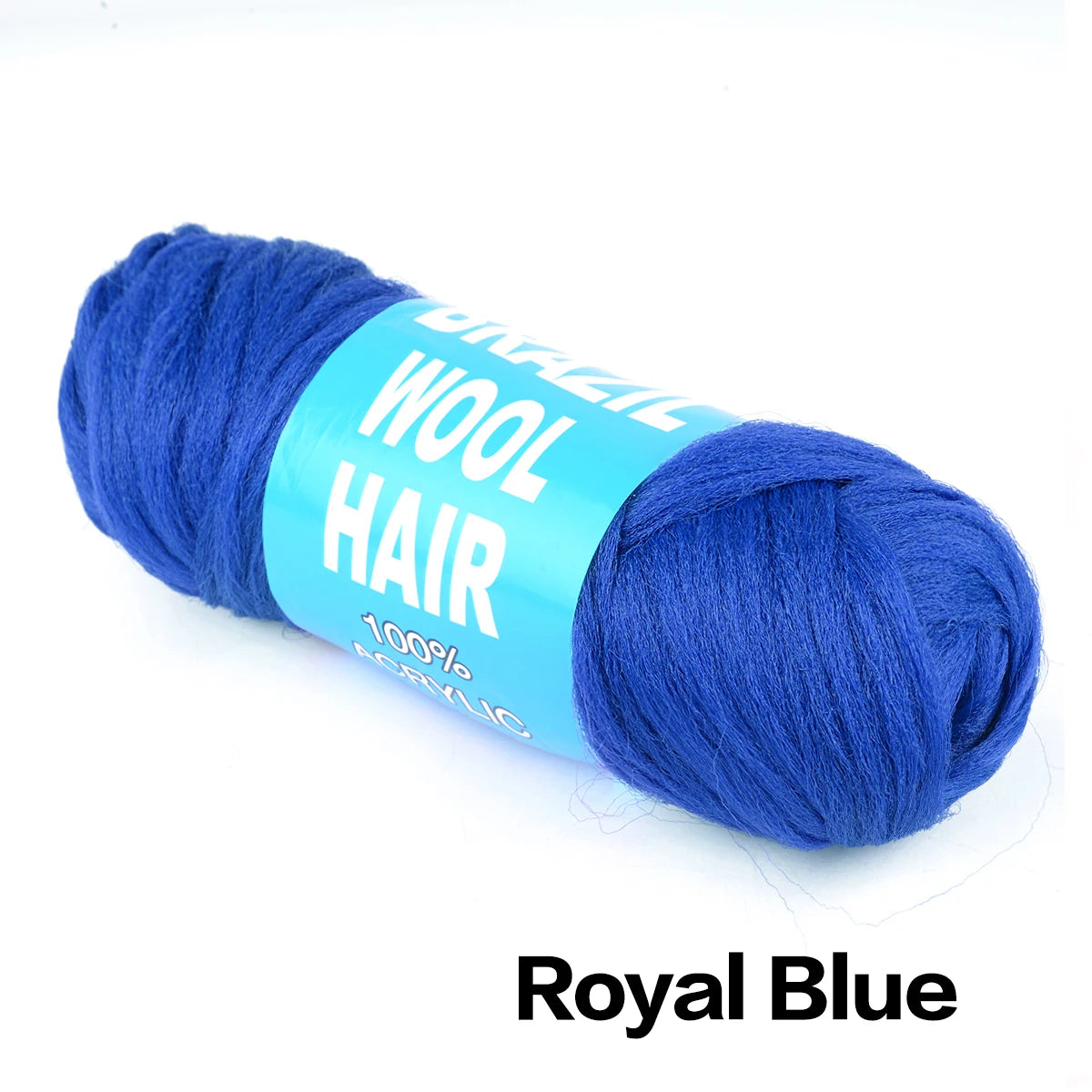 4er-Pack brasilianisches Wollhaar, synthetische Häkelhaarextensions für Frauen, afrikanisches Haargarn zum Flechten von senegalesischen Twists, Kunsthaar