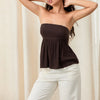 2022 Women Sexy Tube Top Summer Women Casual Tank Crop Tops Solid Color Elastic Design Backless Breathable Strapless Tops