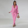 pants sets suits for women 2022 office outfits women suits lady set pants long sleeve  two piece outfit 2022 clothes for woman