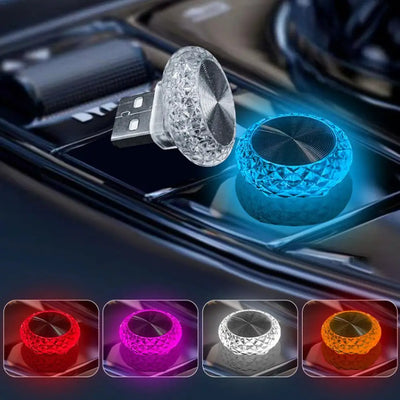 Tragbare Auto USB Umgebungslicht Mini LED Dekorative Atmosphärenlampen Für Auto Innenraum Umgebungslicht Computerlicht Plug Play