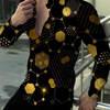 Fashionable Men's Shirt Lapel Suit Long Sleeve Festival Red Casual Outdoor Street Top Soft Comfortable Breathable 2023 New
