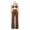 Two Piece Set Women Outfits Summer 2 Piece Set Club Outfits for Women Pants Sets Crop Top Summer Clothes Woman 2022 Wholesale