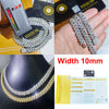 Pass Diamond Test Hip Hop Jewelry VVS1 Stone Shiny 2row 3row Men Women 925 Sterling Silver Necklace Moissanite Cuban Link Chain
