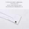 Men's French cufflink shirt with long sleeves slim fit concealed buttons solid color high end wedding dress formal men's