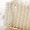 Edle Kristallperlen-Abendtasche Hochzeit Clutch mit Perlenkette Neue handgefertigte Perlenketten-Umhängetasche Handtasche Abendkleidtasche