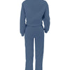 CM.YAYA Fashion Striped Women's Set V-neck Long Sleeve Sweatshirt and SweatPants Tracksuit 2025 Winter Two 2 Piece Set Outfit