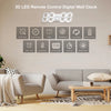 3D LED Wall Clock Large Digital Wall Clock With Remote Control Alarm Clock Time/Date/Temp Display Wall&Table Clock Modern Design