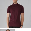 Long Sleeve T-shirt Thermal Underwear Tops Men Winter Clothes Thermal Shirt Autumn Men's Winter Tights High Neck Thin Slim Fit