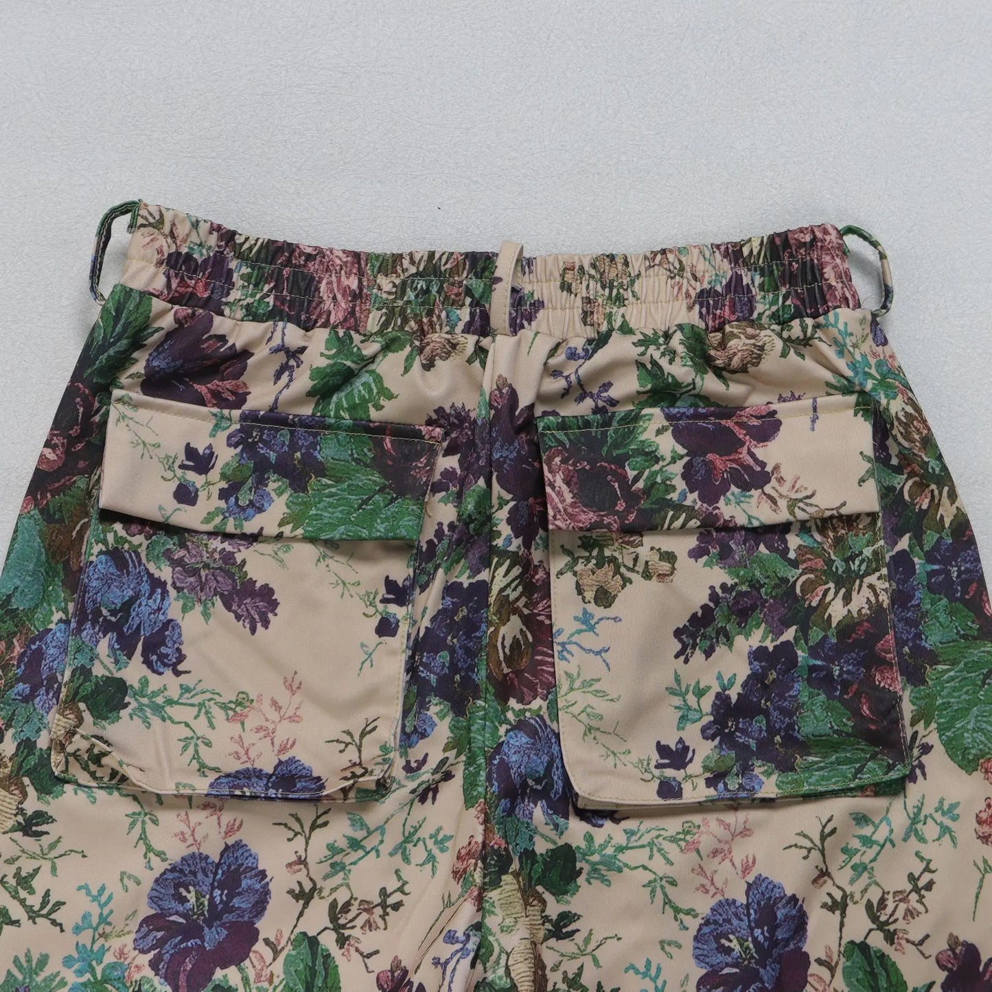 Two Pieces Women Pant Sets Print Matching Set Drawstring Pockets Sleeveless Top Elastic Waist Pants Slim Fit Casual 2026 Spring