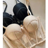 French Ladies Transparent Mesh Corset Sexy Shaper Thin Bra Set Night Club Sweet Cropped Top Girls Hot Bra and Panties Bralette