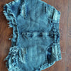 Denim 2 Piece Sets Women Shirt Skirt Suit Hole Single Breasted Turn Down Collar Pocket Splicing Outfits 2025 Skirts Ensemble