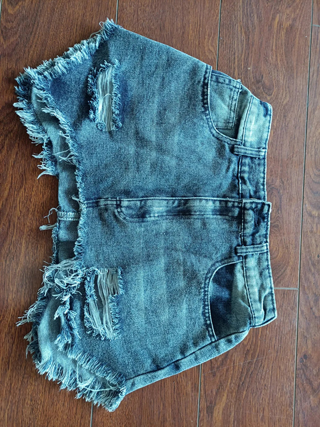 Denim 2 Piece Sets Women Shirt Skirt Suit Hole Single Breasted Turn Down Collar Pocket Splicing Outfits 2025 Skirts Ensemble