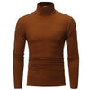 Long Sleeve T-shirt Thermal Underwear Tops Men Winter Clothes Thermal Shirt Autumn Men's Winter Tights High Neck Thin Slim Fit