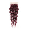 HairUGo Brazilian 99J 4x4 Straight Hair Closure 4*4 Lace Closure 10''-20'' 100% Human Hair Lace Closure With Baby Hair Remy Hair
