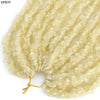 14 12 inch Butterfly Faux Locs Crochet Hair Braids Pre looped Distressed Goddess Butterfly Soft Locs Crochets Braids Cheveux Lok