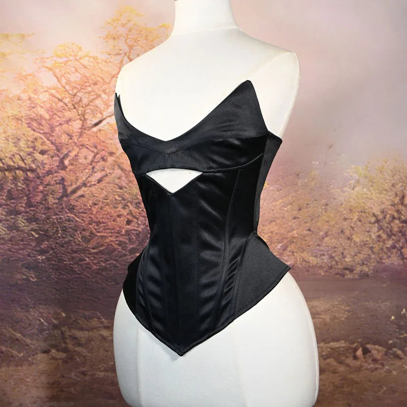 Sexy Women's Overbust Corsets Lace Up Bustiers Tops Fashion Gothic Slimming Fit Corsets and Bustiers Body Shaper корсет женский
