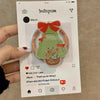Cute Quicksand Christmas Cartoon Magnetic Holder Grip Tok Griptok Phone Stand Holder Support For iPhone For Pad Magsafe Smart To