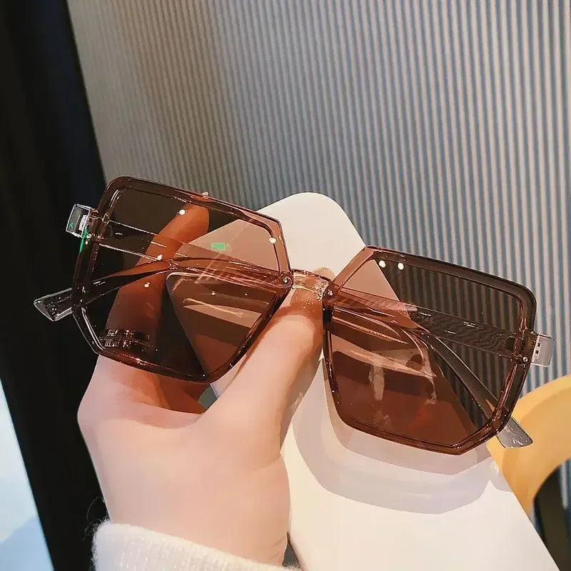 Damen Polygon Sonnenbrille Damen Klassisch Vintage Kleine Fassung Neue Sonnenbrille Outdoor Autofahren Modebrille UV400 Oculos De Sol