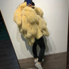 GO BALLISTIC YA Fox Fur Coat 2023 Winter New Natural Fur Clothing Fur Outwear 7337