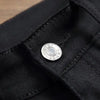 High Street Fashion Mens Jeans Night Club Black White Color Personal Designer Printed Jeans Men Punk Pants Skinny Hip Hop Jeans