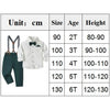 2-6 Years Boy Spring Gentleman Outfit Polka Dot Printed Shirt with Solid Pants Children Suspender Bow Set Birthday Party Costume